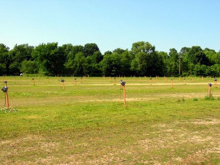 5 Mile Drive-In Theatre - Speaker Poles (newer photo)